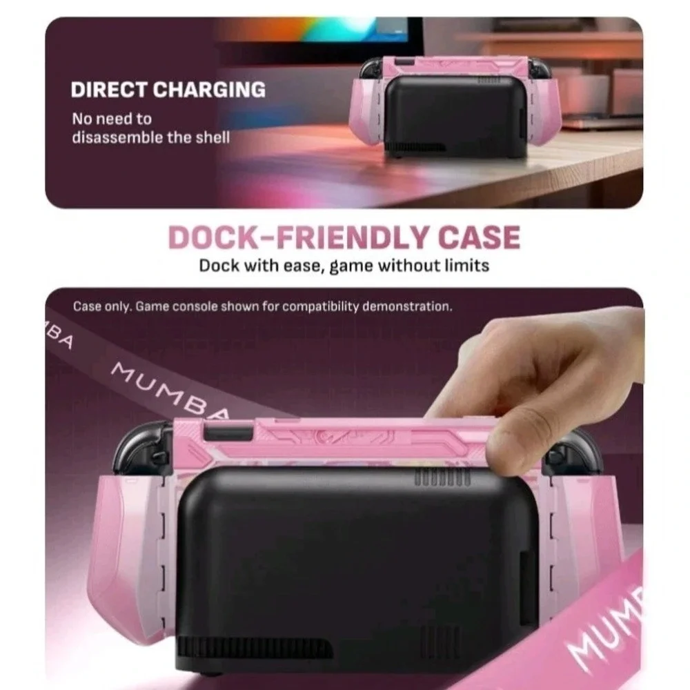 Mumba Cute Paw Case Compatible with Nintendo Switch 2,– Graffiti Circle and F...